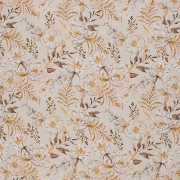 Viskose Sylt in Beige/Brauntönen auf Creme by Christiane Zielinski von Swafing